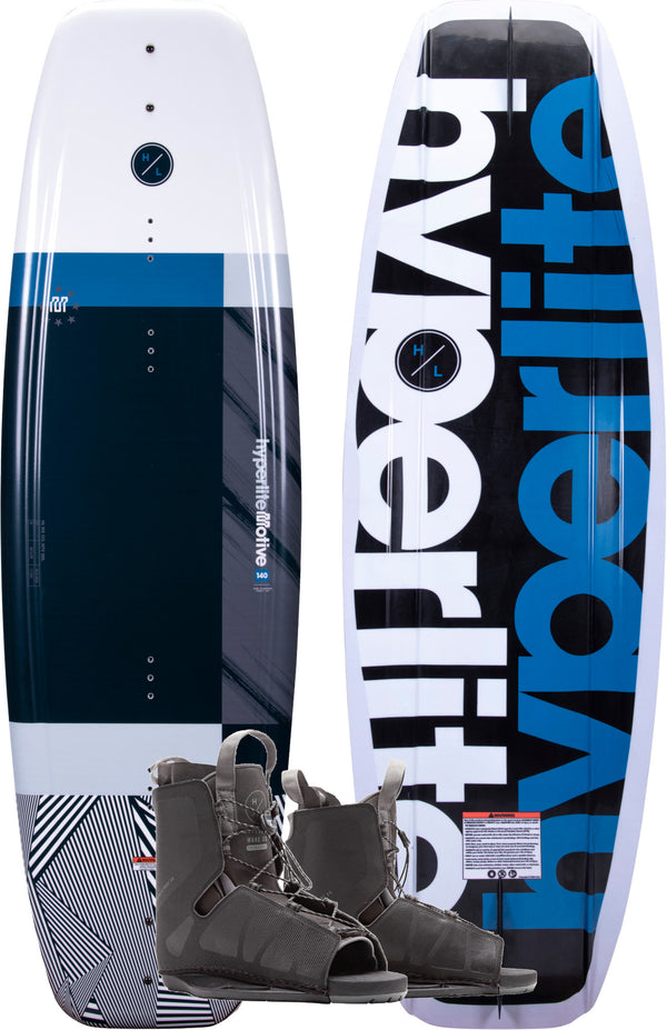 2024 Hyperlite Motive Wakeboard + Frequency Boots Package